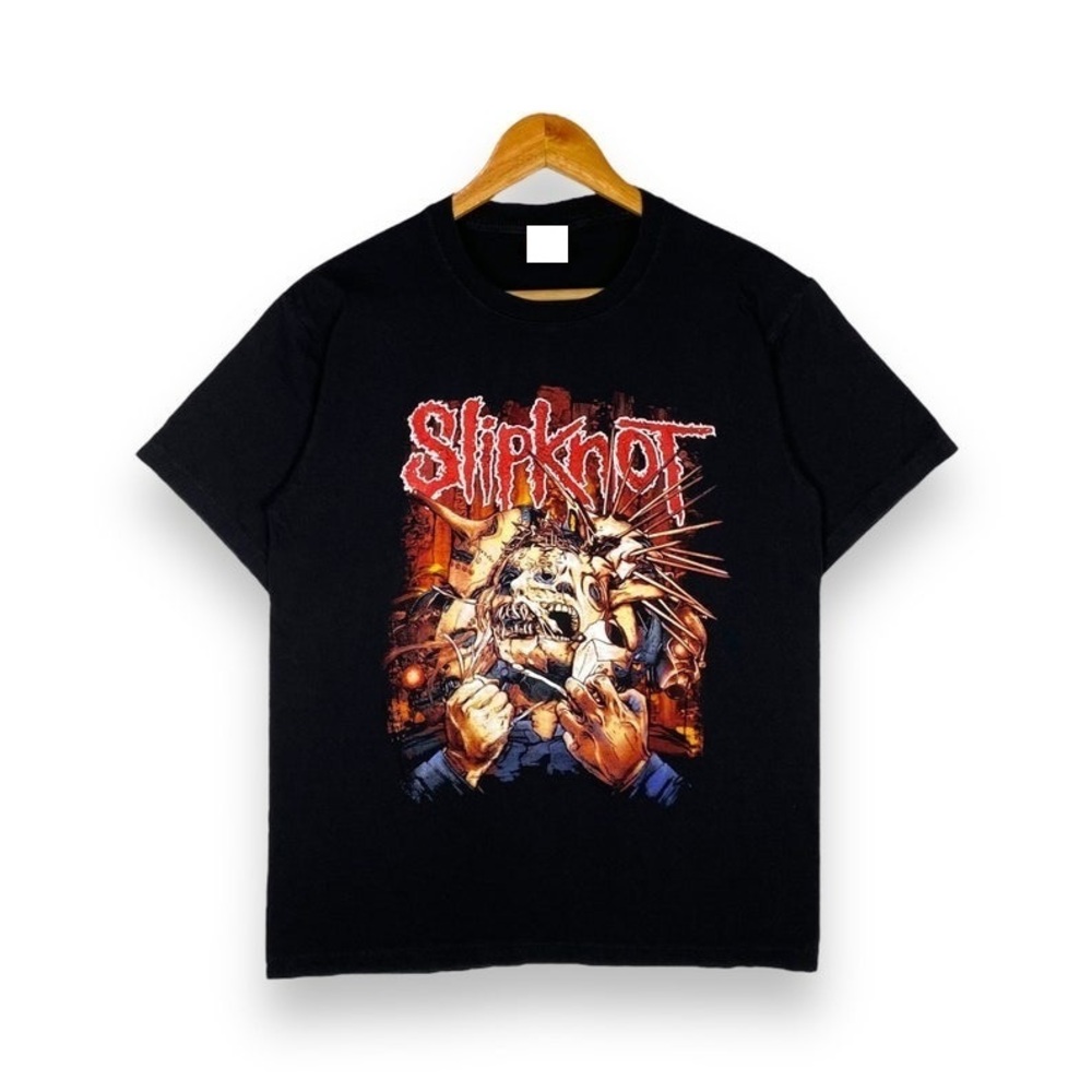 Rare!! Retro SLIPKNOT Band T Shirt American Nu-Metal Band